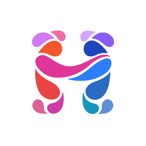 huddlie app icon, dark
